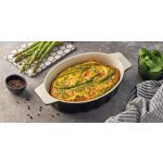 Sütőtál, ovális, 32.2x20x6,8 cm, RESTO "Fornax 96142", olivazöld