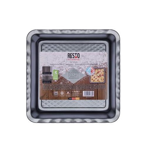 Sütőforma, négyzet, 25,5x25,5x5 cm, RESTO "Norma 96115"
