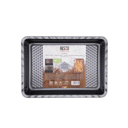 Sütőforma, téglalap, 35,5x25,5x5 cm, RESTO "Norma 96116"