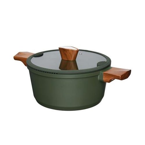 Főzőedény / lábas, fedővel, 24 cm, 4,6L, RESTO "SADR 93703"