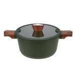 Főzőedény / lábas, fedővel, 24 cm, 4,6L, RESTO "SADR 93703"