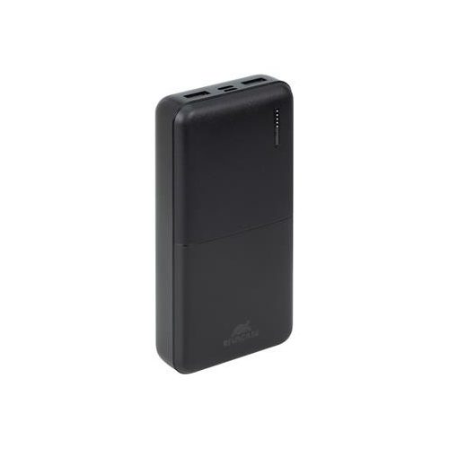 Hordozható akkumulátor, USB-A/USB-C, 20000mAh, 20W, QC/PD, RIVACASE "VA2572", fekete