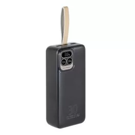   Hordozható akkumulátor, 30000mAh, QC/PD 20W, RIVACASE "VA2585"