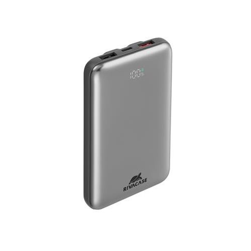 Hordozható akkumulátor, beépített kábellel, 10000mAh, RIVACASE "VA2612"