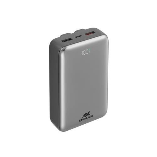 Hordozható akkumulátor, beépített kábellel, 20000mAh, RIVACASE "VA2612"