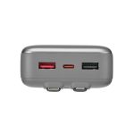 Hordozható akkumulátor, beépített kábellel, 20000mAh, RIVACASE "VA2612"