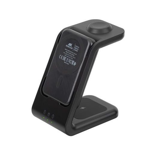 Töltőállomás, vezeték nélküli, mágneses, 5000mAh, RIVACASE "VA4917"