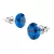 Fülbevaló, "Capri" kék SWAROVSKI® kristállyal, 7 mm, ART CRYSTELLA®