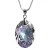 Nyaklánc, ovális formájú, ametiszt lila SWAROVSKI® kristállyal, 16 mm ART CRYSTELLA®