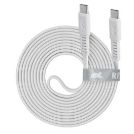   USB kábel, USB-C - USB-C, 2,1 m, RIVACASE "PS6005 W21", fehér