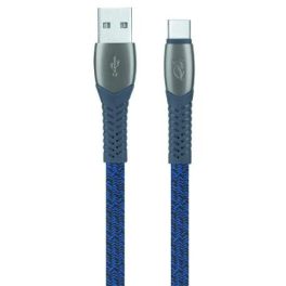   USB kábel, USB - USB-C, 1,2 m, RIVACASE "PS6102", kék