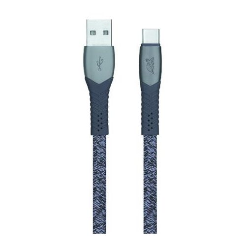 USB kábel, USB - USB-C, 1,2 m, RIVACASE "PS6102", szürke