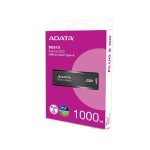 SSD (külső memória), 1TB, USB 3.2, 500/550MB/s, ADATA "SC610", fekete-piros