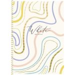 Spirálfüzet, B5, kockás, 80 lap, keményfedeles, SHKOLYARYK "mes petites", vegyes