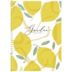 Spirálfüzet, B5, kockás, 80 lap, keményfedeles, SHKOLYARYK "mes petites", vegyes