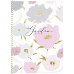 Spirálfüzet, B5, kockás, 80 lap, keményfedeles, SHKOLYARYK "mes petites", vegyes