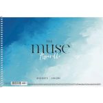 Vázlatfüzet, spirál, A4, akvarell, 220 g, 20 lap, SHKOLYARYK "Aquarelle Muse"