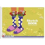 Vázlatfüzet, spirál, A4, 120 g, 20 lap, SHKOLYARYK "Draw your dream", vegyes