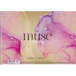 Vázlatfüzet, spirál, A4, 150 g, 30 lap, SHKOLYARYK "Drawing Muse"