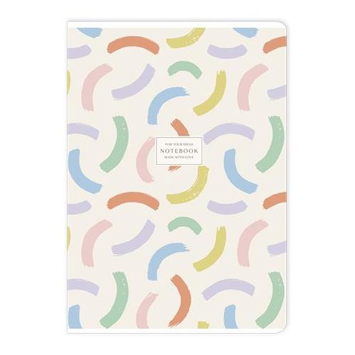 Füzet, tűzött, A4, vonalas, 40 lap, SHOLYARYK "Notebook", vegyes