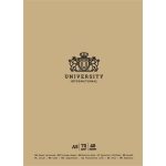Füzet, tűzött, A5, vonalas, 48 lap, SHKOLYARYK "University International", vegyes