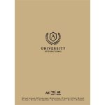 Füzet, tűzött, A5, vonalas, 48 lap, SHKOLYARYK "University International", vegyes