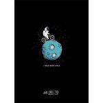 Füzet, tűzött, A5, vonalas, 48 lap, SHKOLYARYK "I need more space", vegyes