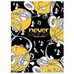 Füzet, tűzött, A5, vonalas, 80 lap, SHKOLYARYK "Never give up", vegyes