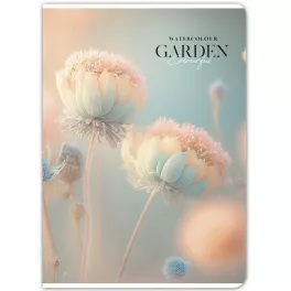   Füzet, tűzött, A4, kockás, 80 lap, SHKOLYARYK "Garden", vegyes