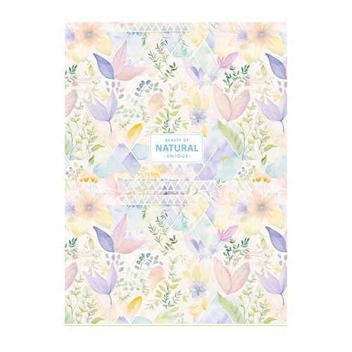 Füzet, tűzött, A4, vonalas, 80 lap, SHKOLYARYK "Natural", vegyes