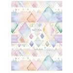 Füzet, tűzött, A4, vonalas, 80 lap, SHKOLYARYK "Natural", vegyes