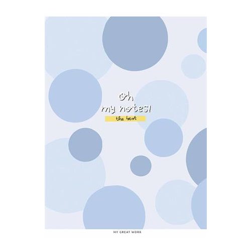 Füzet, tűzött, A5, vonalas, 80 lap, SHKOLYARYK "Oh my notes", vegyes