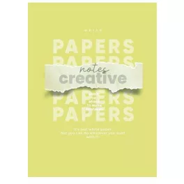   Füzet, tűzött, A4, kockás, 80 lap, SHKOLYARYK "Notes Creative", vegyes