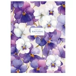 Füzet, tűzött, A5, kockás, 80 lap, SHKOLYARYK "Beauty of Natural", vegyes