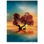 Füzet, tűzött, A4, kockás, 80 lap, SHKOLYARYK "Colorful Magic", vegyes