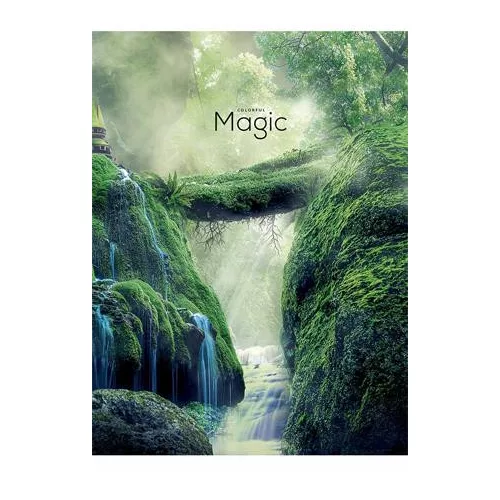 Füzet, tűzött, A4, vonalas, 80 lap, SHKOLYARYK "Colorful Magic", vegyes