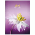 Füzet, tűzött, A4, vonalas, 80 lap, SHKOLYARYK "Floral Teory", vegyes