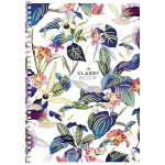 Spirálfüzet, A5, kockás, 80 lap, keményfedeles, SHKOLYARYK "Classy book", vegyes