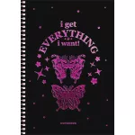 Spirálfüzet, A5, kockás, 80 lap, SHKOLYARYK "Notebook", vegyes
