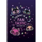 Spirálfüzet, A5, kockás, 80 lap, SHKOLYARYK "Notebook", vegyes