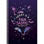 Spirálfüzet, A5, kockás, 80 lap, SHKOLYARYK "Notebook", vegyes