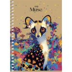 Spirálfüzet, A6, kockás, 80 lap, SHKOLYARYK "Spring Hope", vegyes