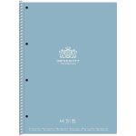 Spirálfüzet, A4+, kockás, 80 lap, SHKOLYARYK „University, vegyes