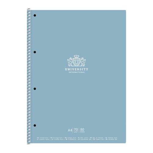 Spirálfüzet, A4+, kockás, 80 lap, SHKOLYARYK „University, vegyes