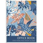 Spirálfüzet, A4+, kockás, 80 lap, SHKOLYARYK "Forest", vegyes