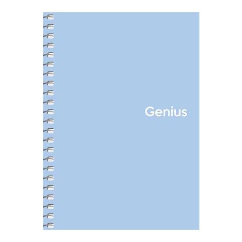 Spirálfüzet, A6, kockás, 80 lap, PP borító, SHKOLYARYK "Genius Pastel", vegyes