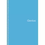 Spirálfüzet, A5, kockás, 80 lap, PP borító, SHKOLYARYK "Genius", vegyes