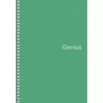 Spirálfüzet, A5, kockás, 80 lap, PP borító, SHKOLYARYK "Genius", vegyes