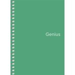 Spirálfüzet, A6, kockás, 80 lap, PP borító, SHKOLYARYK "Genius", vegyes