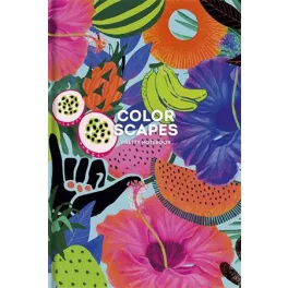   Jegyzetfüzet, A5, kockás, 80 lap, SHKOLYARYK "Color Scapes", vegyes